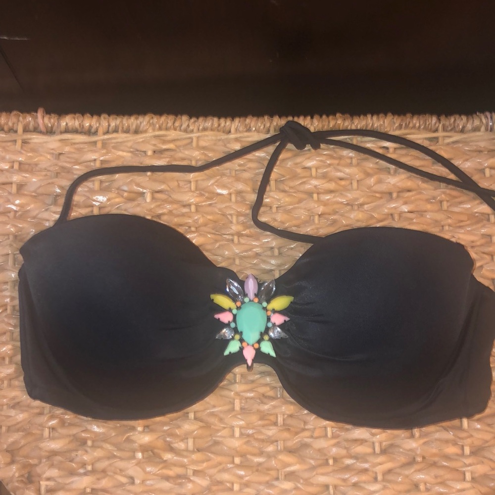 VS Black Bandeau Swim Top